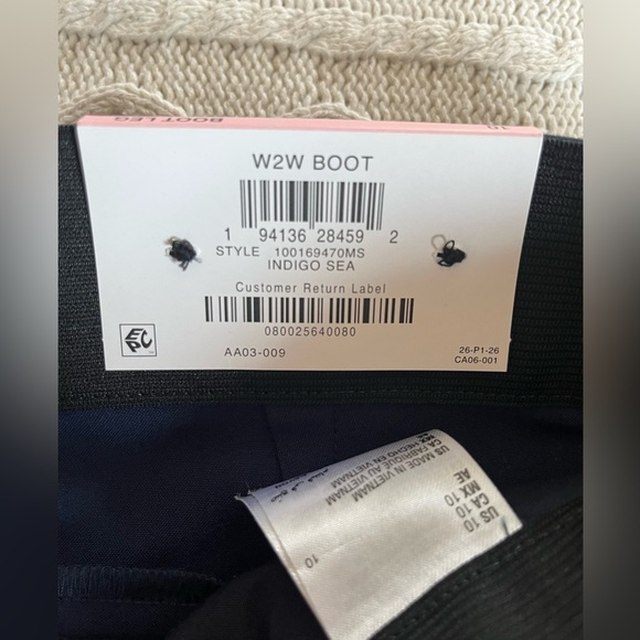 INC Navy Boot Leg Mid Rise Pants Trousers Women’s Size 10 - Picture 9 of 15